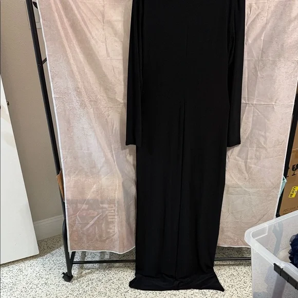 Elegant Black Long Sleeve Dress Ralph Lauren 14 - Picture 10 of 10